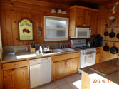 Modern wooden kitchen
