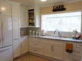 New kitchen with white cabinets